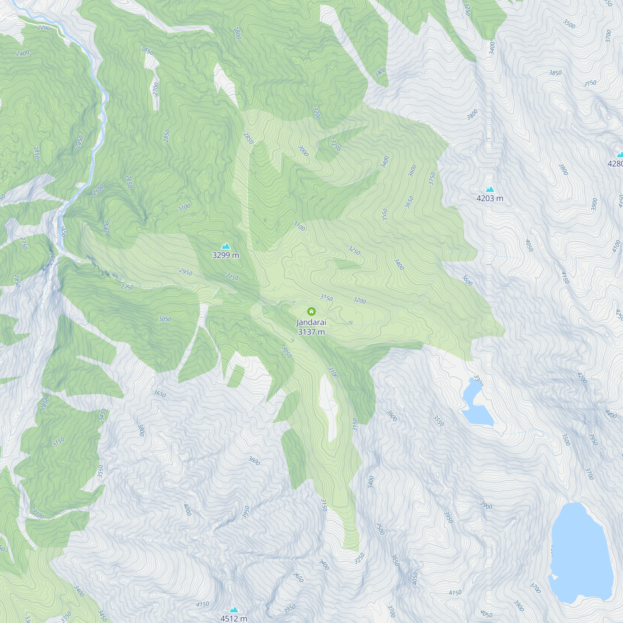 Jandarai map