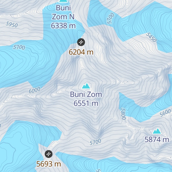 Map of Buni Zom