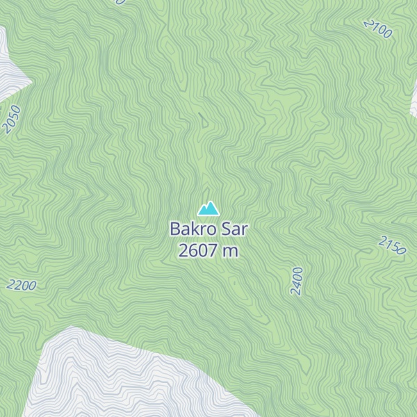 Map of Bakro Sar