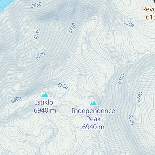 Map of Independence North
