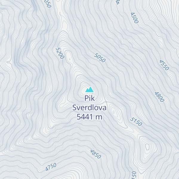 Map of Pik Sverdlova