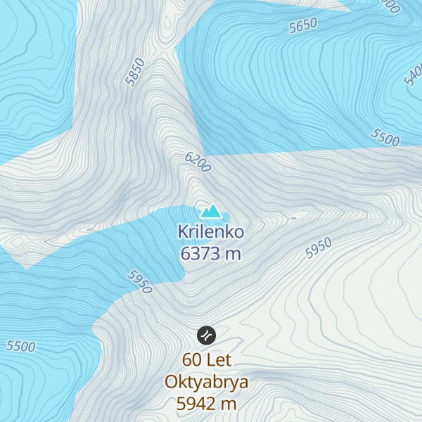 Map of Krilenko