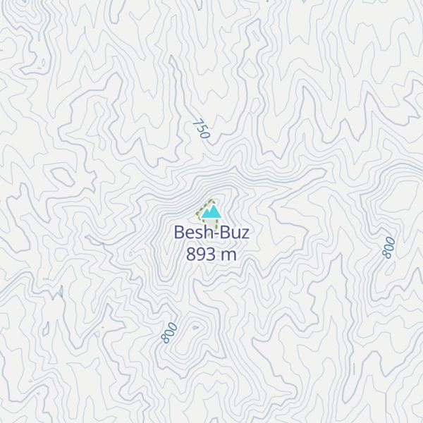 Map of Besh-Buz