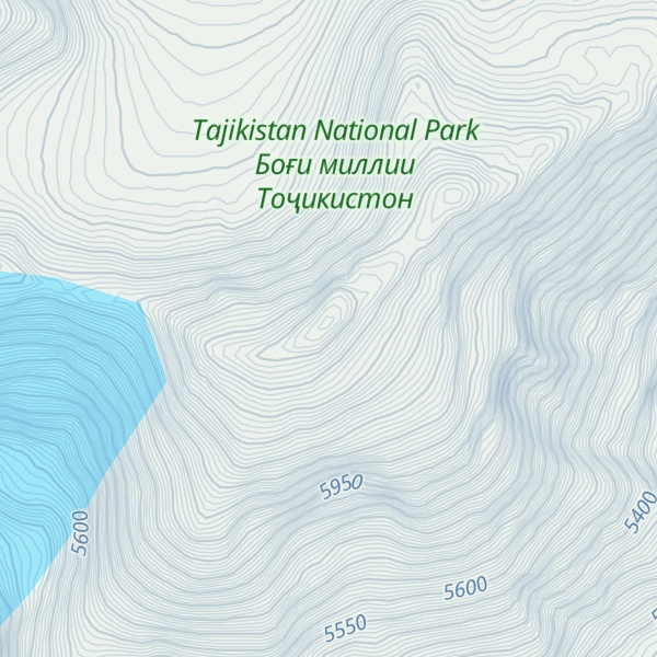 Map of Sovetskih Alpinistov