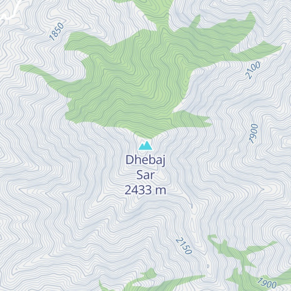 Map of Dhebaj Sar