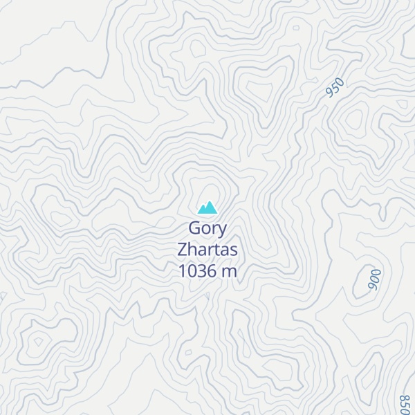 Map of Gory Zhartas