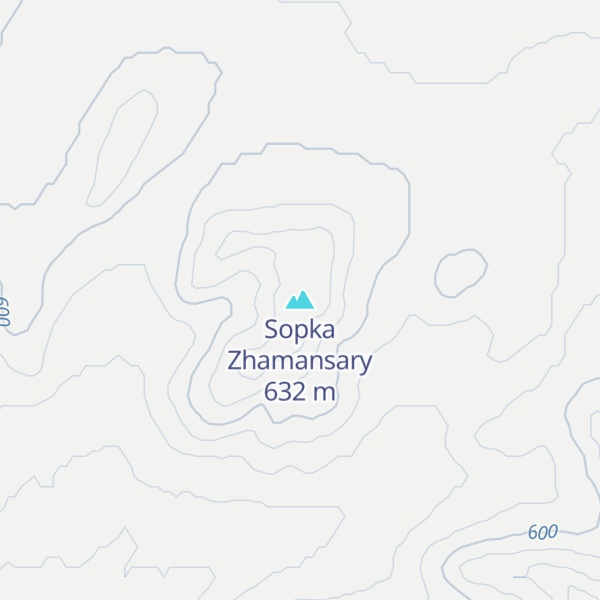 Map of Sopka Zhamansary