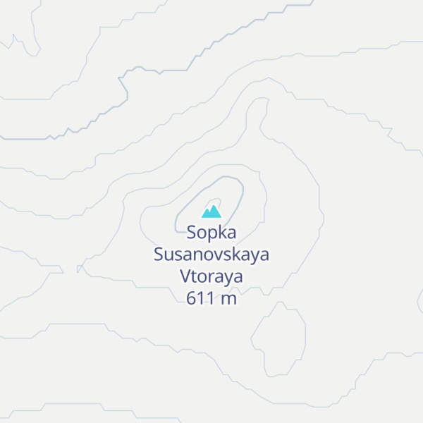 Map of Sopka Susanovskaya Vtoraya