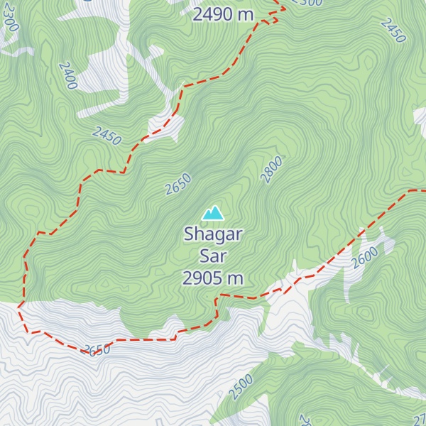 Map of Shagar Sar
