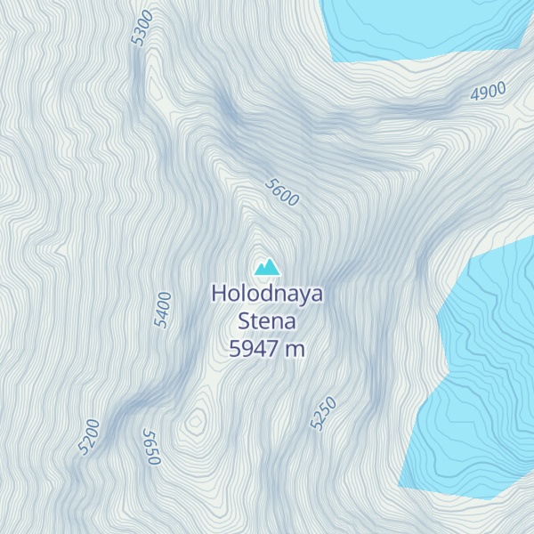 Map of Holodnaya Stena
