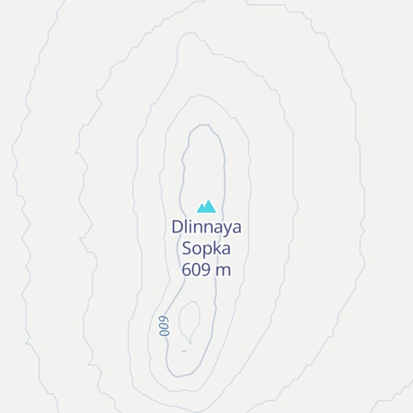 Map of Dlinnaya Sopka