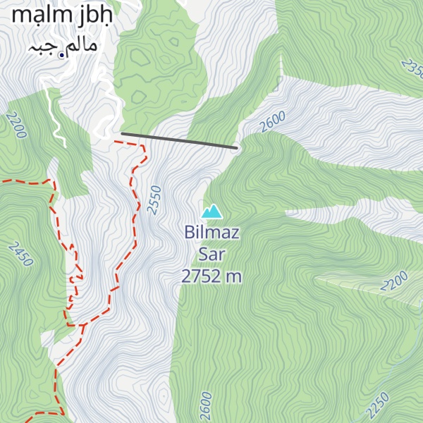 Map of Bilmaz Sar