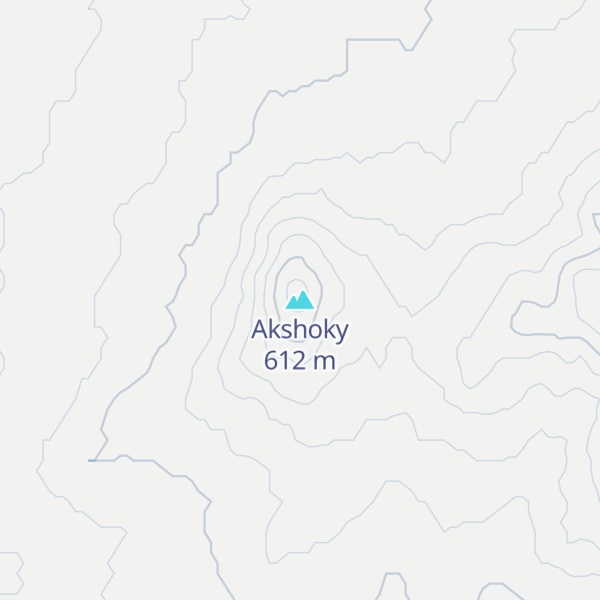 Map of Akshoky