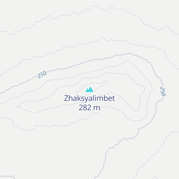 Map of Zhaksyalimbet