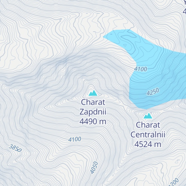 Map of Charat Zapdnii