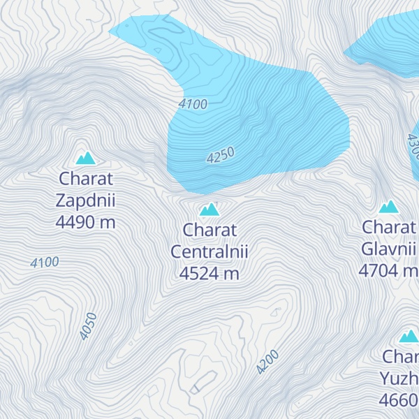 Map of Charat Centralnii
