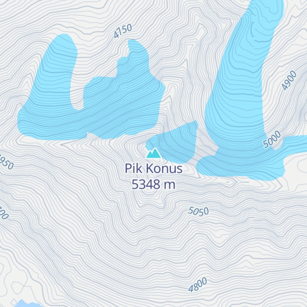 Map of Pik Konus