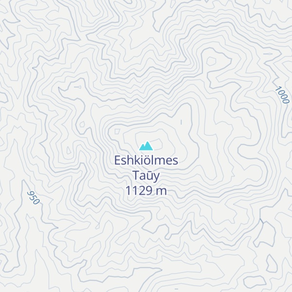 Map of Eshkiölmes Taūy