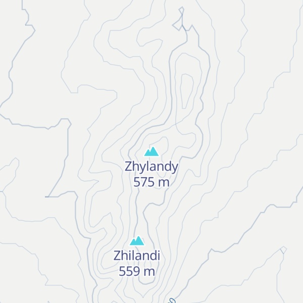 Map of Zhylandy