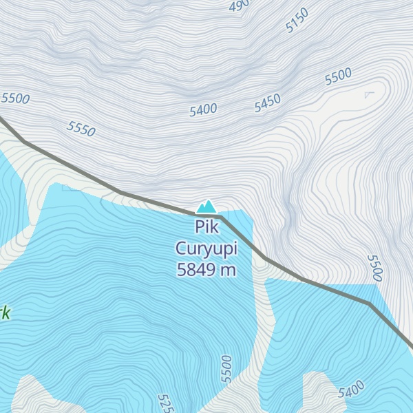 Map of Pik Curyupi