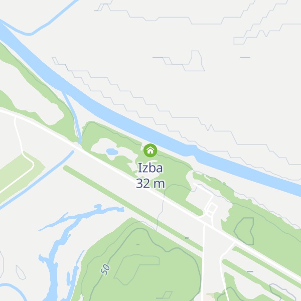 Map of Izba