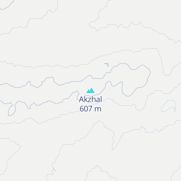 Map of Akzhal