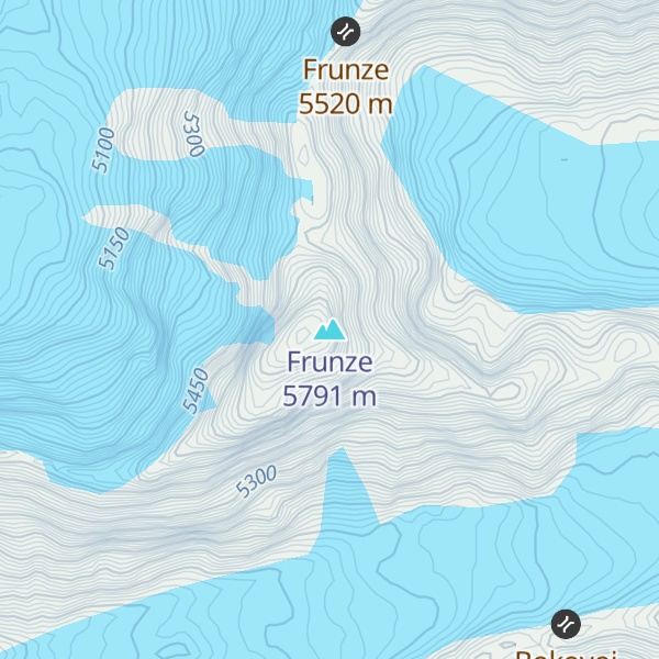 Map of Frunze