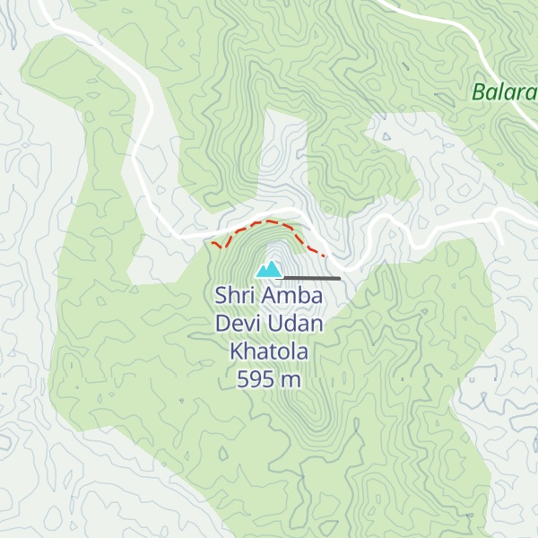 Map of Shri Amba Devi Udan Khatola