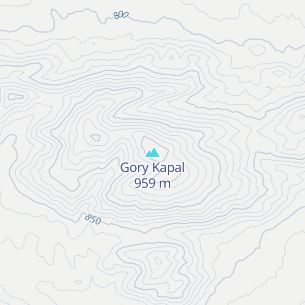 Map of Gory Kapal