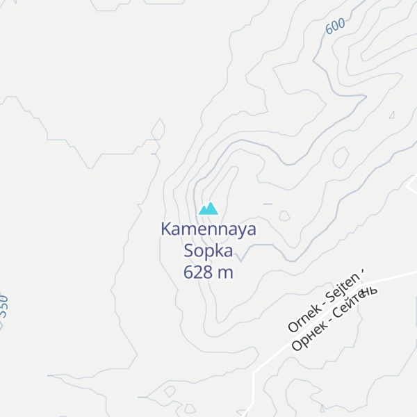 Map of Kamennaya Sopka