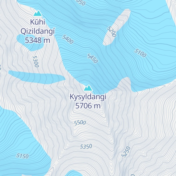 Map of Kysyldangi