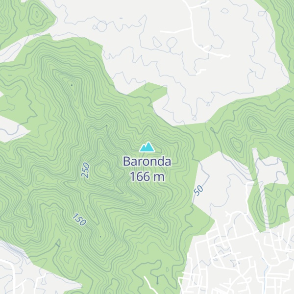Map of Baronda