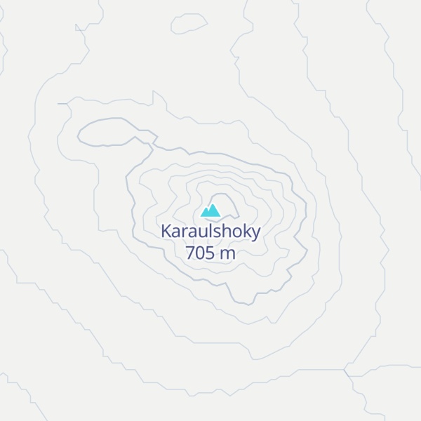 Map of Karaulshoky