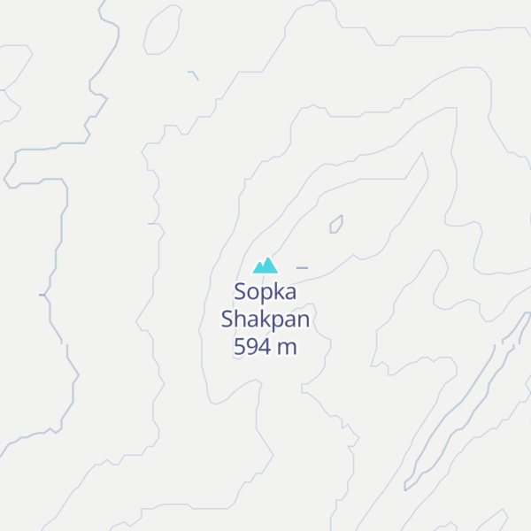Map of Sopka Shakpan