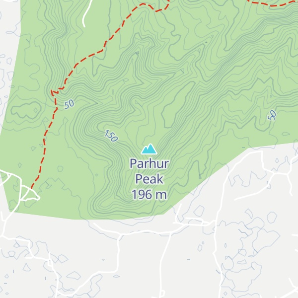 Map of Parhur Peak