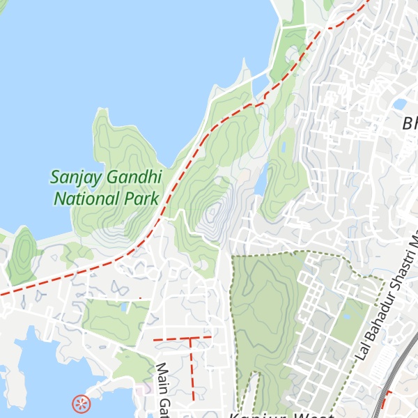 Map of Hanuman Tekdi