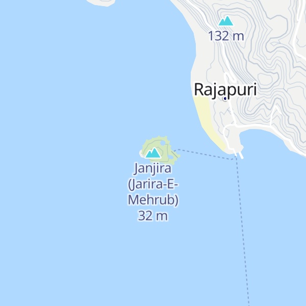 Map of Janjira (Jarira-E-Mehrub)