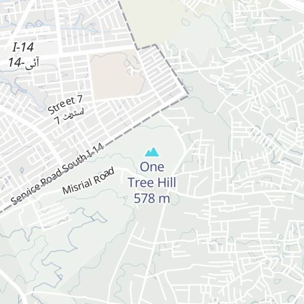 Map of One Tree Hill