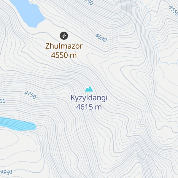 Map of Kyzyldangi