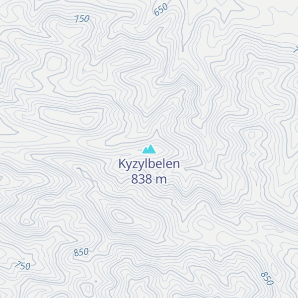 Map of Kyzylbelen