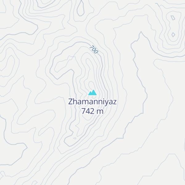 Map of Zhamanniyaz
