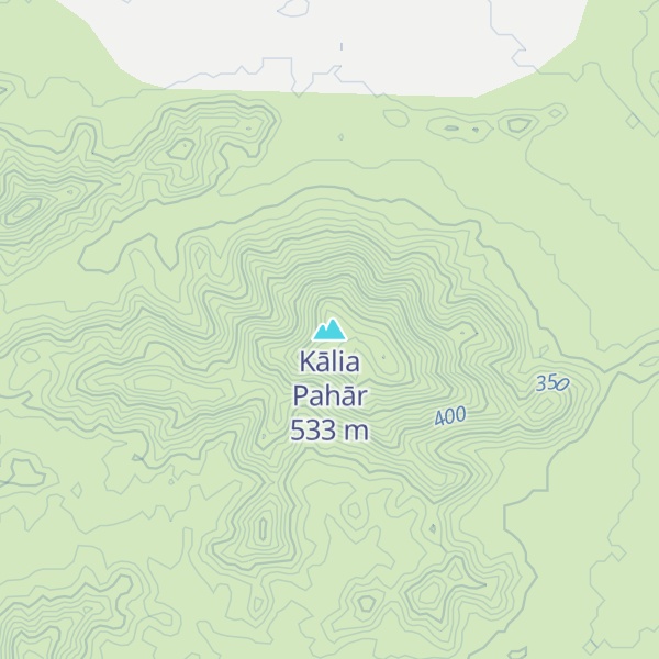 Map of Kālia Pahār