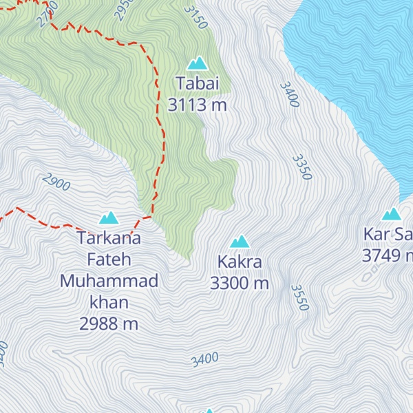 Map of Baned hut