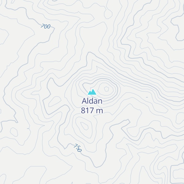 Map of Aldan