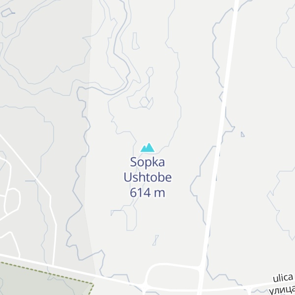 Map of Sopka Ushtobe
