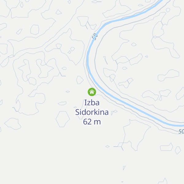 Map of Izba Sidorkina
