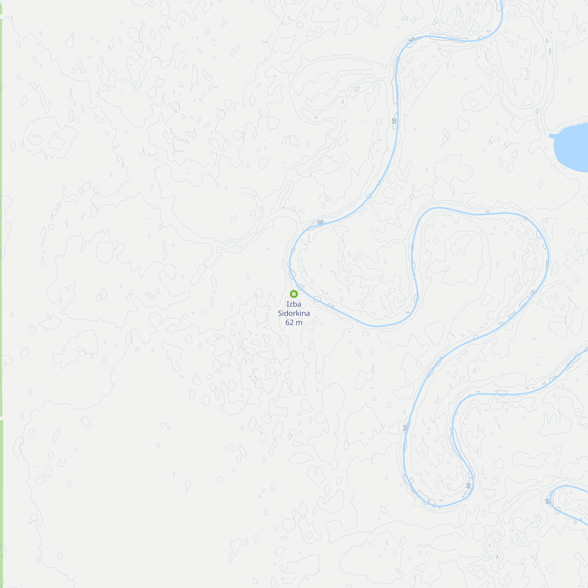 Izba Sidorkina map