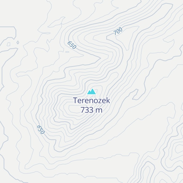 Map of Terenozek