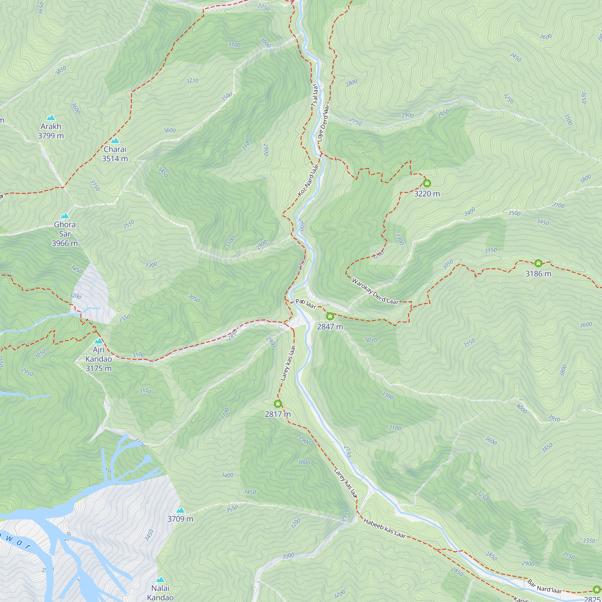 Pati Hut map