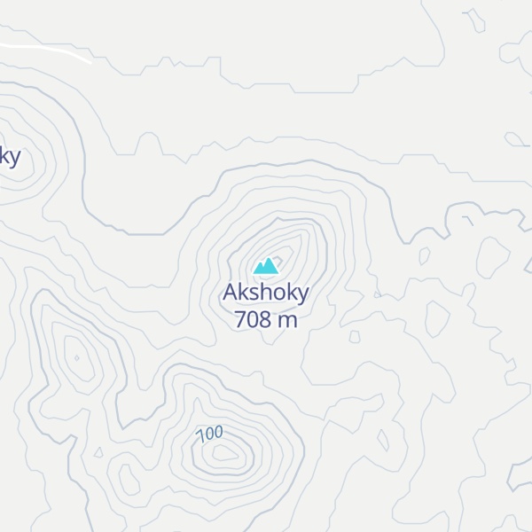 Map of Akshoky